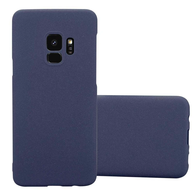 Cadorabo Hülle kompatibel mit Samsung Galaxy S9 Hard Case Schutzhülle in Frosted Optik gegen Kratzer und Stöße