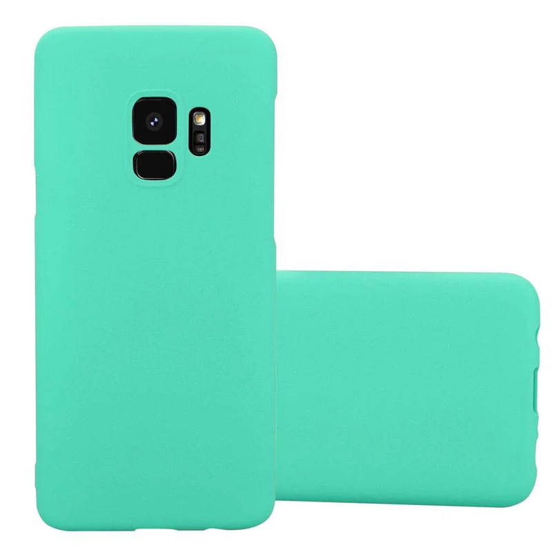 Cadorabo Hülle kompatibel mit Samsung Galaxy S9 Hard Case Schutzhülle in Frosted Optik gegen Kratzer und Stöße