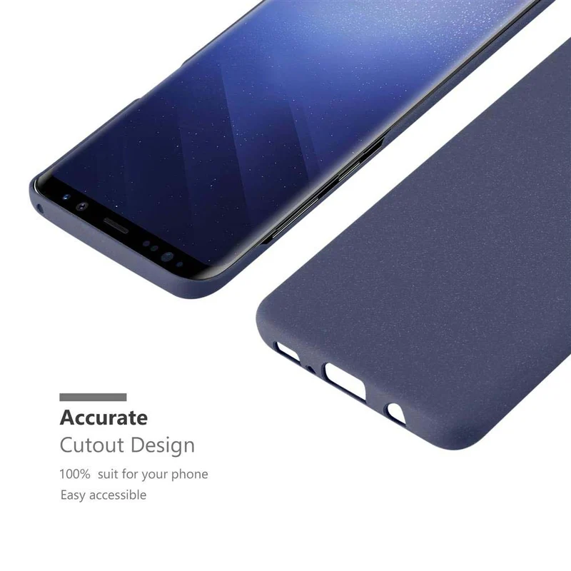 Cadorabo Hülle kompatibel mit Samsung Galaxy S9 Hard Case Schutzhülle in Frosted Optik gegen Kratzer und Stöße