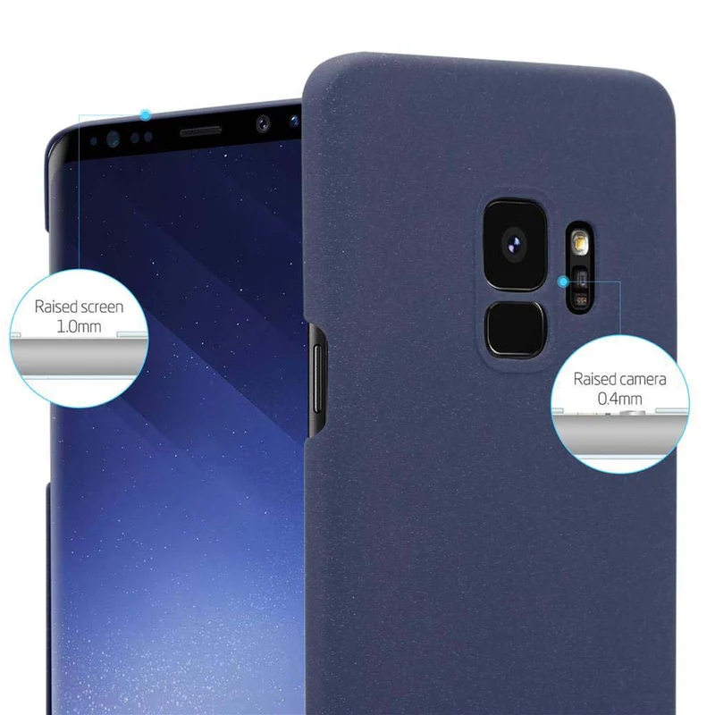 Cadorabo Hülle kompatibel mit Samsung Galaxy S9 Hard Case Schutzhülle in Frosted Optik gegen Kratzer und Stöße