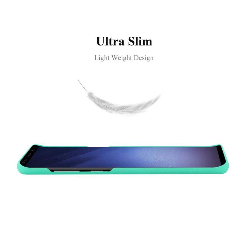 Cadorabo Hülle kompatibel mit Samsung Galaxy S9 Hard Case Schutzhülle in Frosted Optik gegen Kratzer und Stöße
