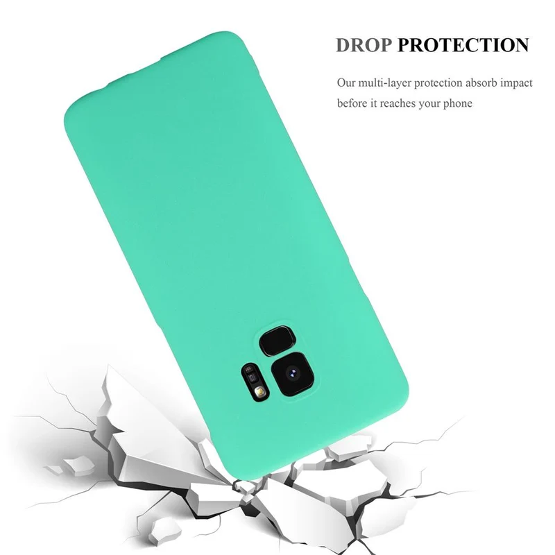 Cadorabo Hülle kompatibel mit Samsung Galaxy S9 Hard Case Schutzhülle in Frosted Optik gegen Kratzer und Stöße