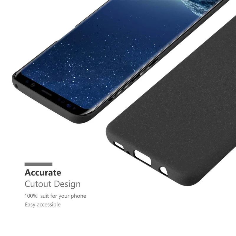 Cadorabo Hülle kompatibel mit Samsung Galaxy S8 PLUS Hard Case Schutzhülle in Frosted Optik gegen Kratzer und Stöße