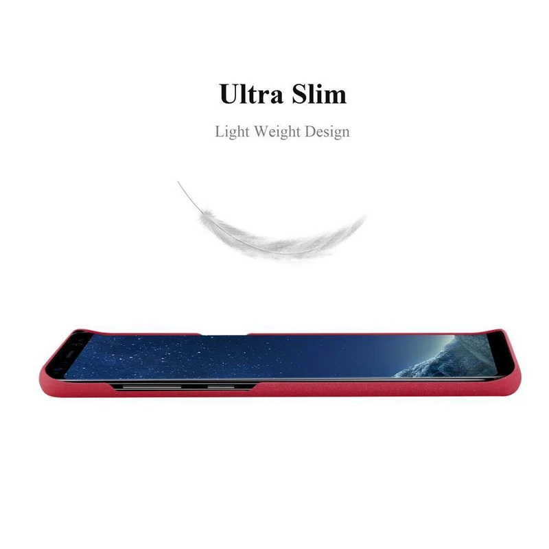 Cadorabo Hülle kompatibel mit Samsung Galaxy S8 PLUS Hard Case Schutzhülle in Frosted Optik gegen Kratzer und Stöße
