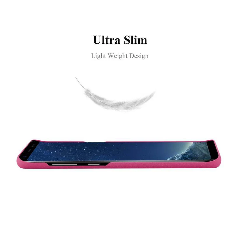 Cadorabo Hülle kompatibel mit Samsung Galaxy S8 PLUS Hard Case Schutzhülle in Frosted Optik gegen Kratzer und Stöße