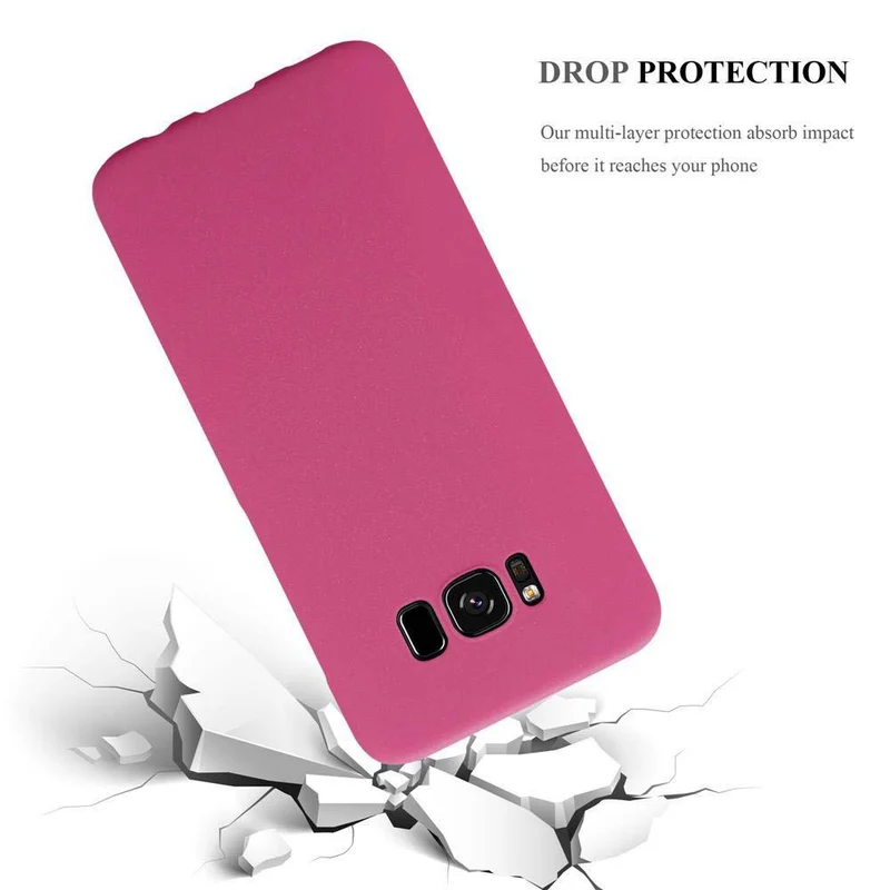 Cadorabo Hülle kompatibel mit Samsung Galaxy S8 PLUS Hard Case Schutzhülle in Frosted Optik gegen Kratzer und Stöße