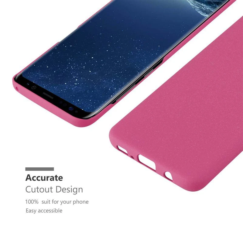 Cadorabo Hülle kompatibel mit Samsung Galaxy S8 PLUS Hard Case Schutzhülle in Frosted Optik gegen Kratzer und Stöße