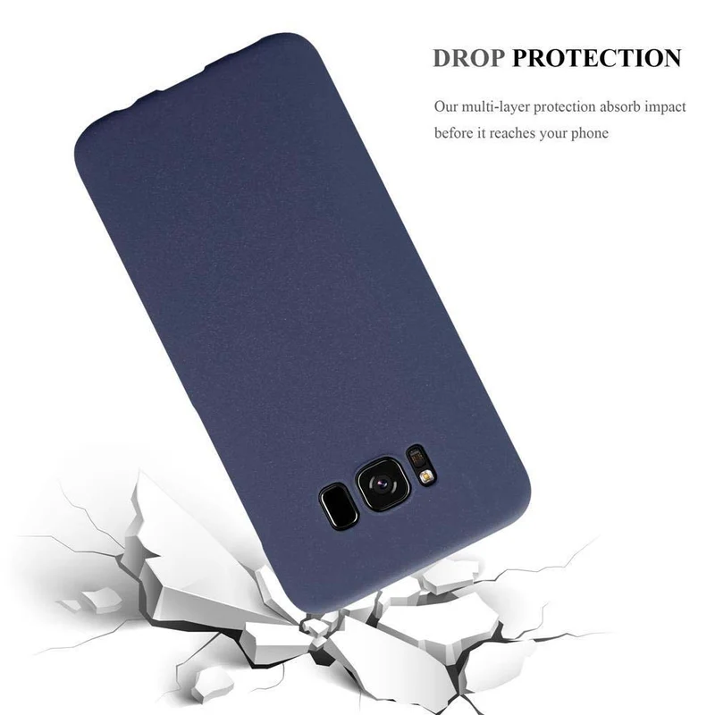 Cadorabo Hülle kompatibel mit Samsung Galaxy S8 PLUS Hard Case Schutzhülle in Frosted Optik gegen Kratzer und Stöße
