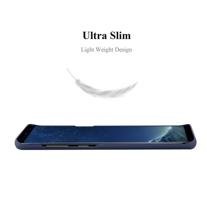 Cadorabo Hülle kompatibel mit Samsung Galaxy S8 PLUS Hard Case Schutzhülle in Frosted Optik gegen Kratzer und Stöße