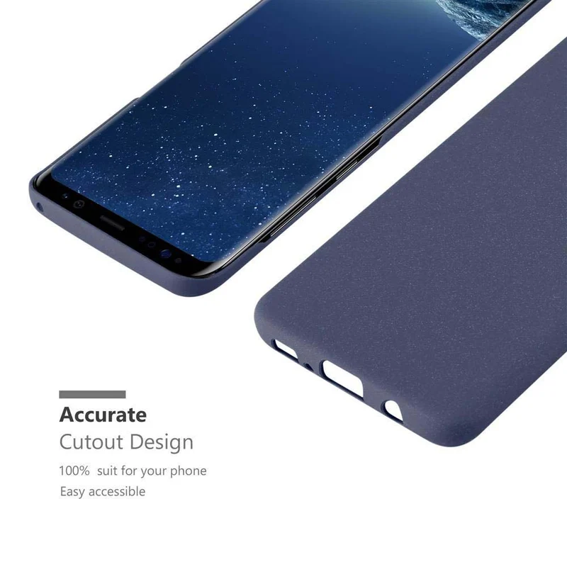 Cadorabo Hülle kompatibel mit Samsung Galaxy S8 PLUS Hard Case Schutzhülle in Frosted Optik gegen Kratzer und Stöße