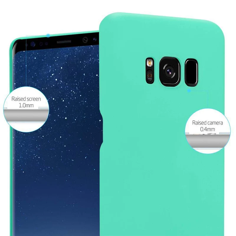 Cadorabo Hülle kompatibel mit Samsung Galaxy S8 PLUS Hard Case Schutzhülle in Frosted Optik gegen Kratzer und Stöße