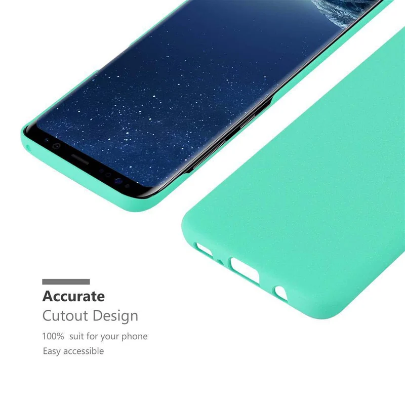 Cadorabo Hülle kompatibel mit Samsung Galaxy S8 PLUS Hard Case Schutzhülle in Frosted Optik gegen Kratzer und Stöße
