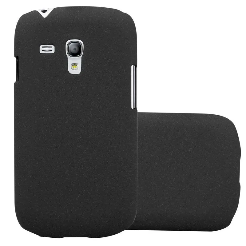 Cadorabo Hülle kompatibel mit Samsung Galaxy S3 MINI Hard Case Schutzhülle in Frosted Optik gegen Kratzer und Stöße
