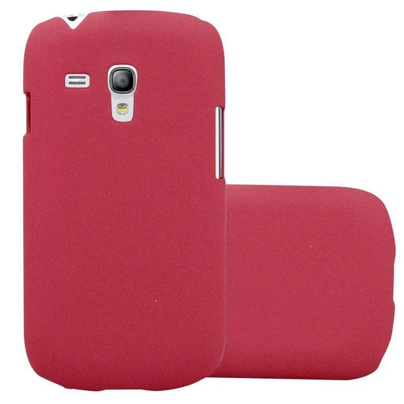 Cadorabo Hülle kompatibel mit Samsung Galaxy S3 MINI Hard Case Schutzhülle in Frosted Optik gegen Kratzer und Stöße