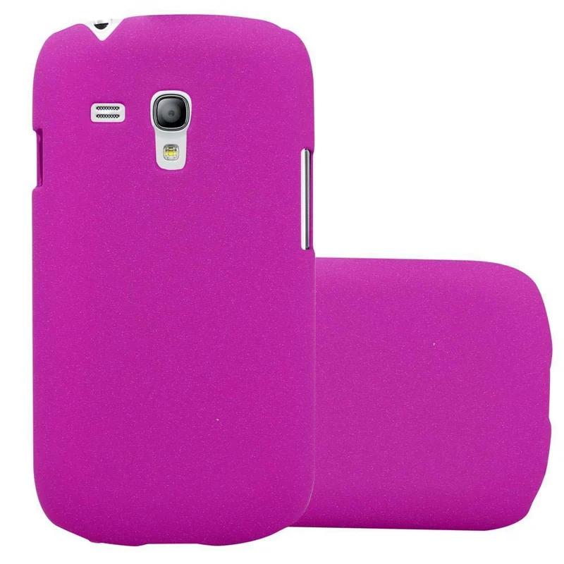 Cadorabo Hülle kompatibel mit Samsung Galaxy S3 MINI Hard Case Schutzhülle in Frosted Optik gegen Kratzer und Stöße