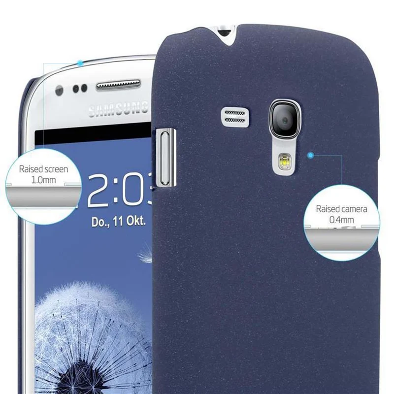 Cadorabo Hülle kompatibel mit Samsung Galaxy S3 MINI Hard Case Schutzhülle in Frosted Optik gegen Kratzer und Stöße