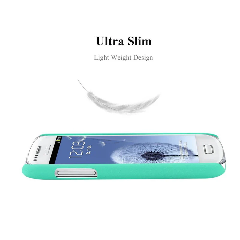 Cadorabo Hülle kompatibel mit Samsung Galaxy S3 MINI Hard Case Schutzhülle in Frosted Optik gegen Kratzer und Stöße