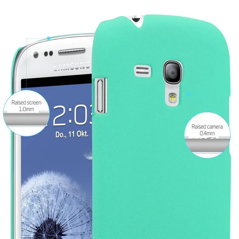 Cadorabo Hülle kompatibel mit Samsung Galaxy S3 MINI Hard Case Schutzhülle in Frosted Optik gegen Kratzer und Stöße
