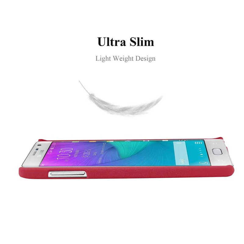 Cadorabo Hülle kompatibel mit Samsung Galaxy NOTE EDGE Hard Case Schutzhülle in Frosted Optik gegen Kratzer und Stöße