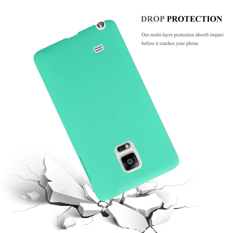 Cadorabo Hülle kompatibel mit Samsung Galaxy NOTE EDGE Hard Case Schutzhülle in Frosted Optik gegen Kratzer und Stöße