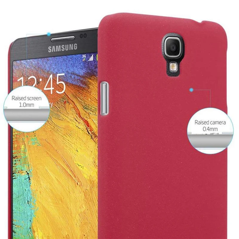 Cadorabo Hülle kompatibel mit Samsung Galaxy NOTE 3 NEO Hard Case Schutzhülle in Frosted Optik gegen Kratzer und Stöße