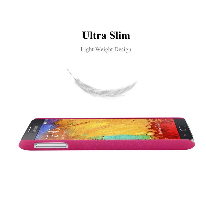 Cadorabo Hülle kompatibel mit Samsung Galaxy NOTE 3 NEO Hard Case Schutzhülle in Frosted Optik gegen Kratzer und Stöße