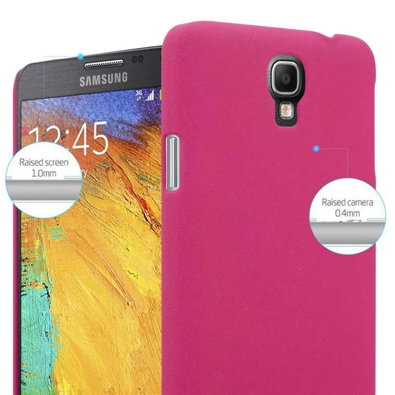 Cadorabo Hülle kompatibel mit Samsung Galaxy NOTE 3 NEO Hard Case Schutzhülle in Frosted Optik gegen Kratzer und Stöße