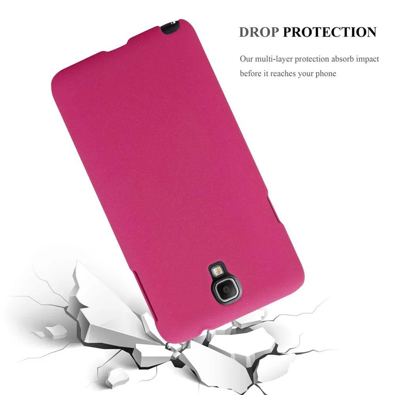 Cadorabo Hülle kompatibel mit Samsung Galaxy NOTE 3 NEO Hard Case Schutzhülle in Frosted Optik gegen Kratzer und Stöße
