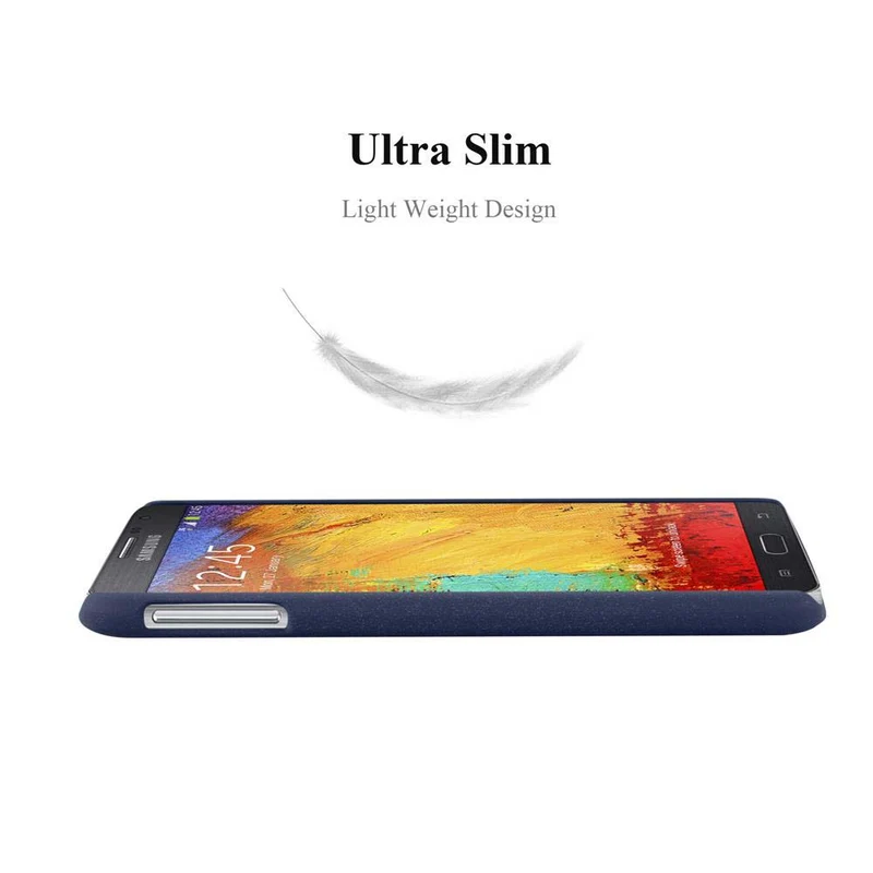 Cadorabo Hülle kompatibel mit Samsung Galaxy NOTE 3 NEO Hard Case Schutzhülle in Frosted Optik gegen Kratzer und Stöße