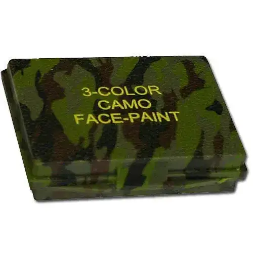 Tarnschminkset 3 Farben mit Spiegel