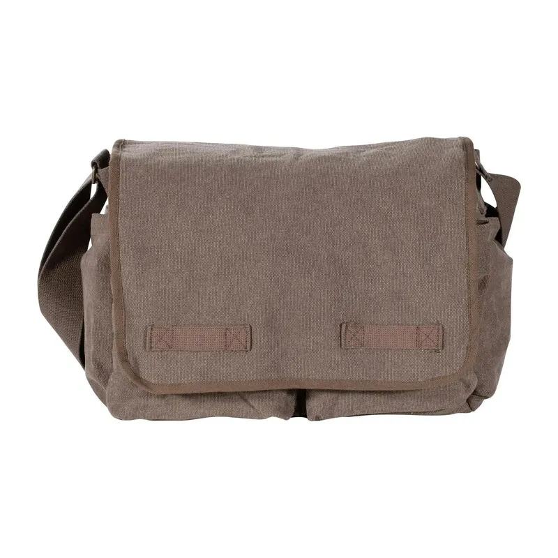 Umhängetasche Messenger Bag Classic braun