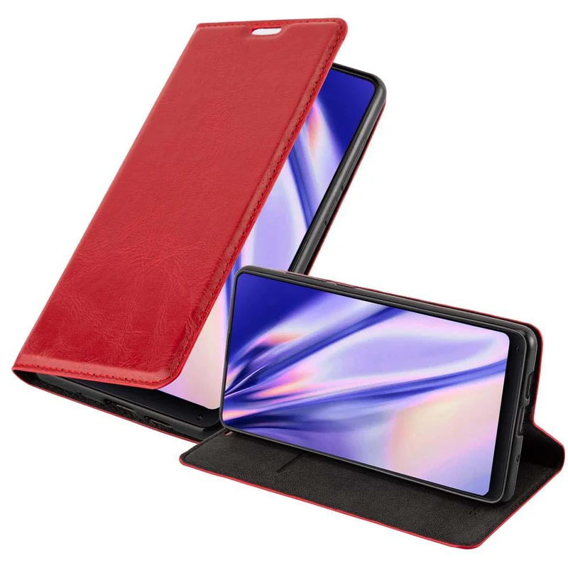 Cadorabo Hülle kompatibel mit Xiaomi Mi MIX 2S Schutzhülle mit Magnetverschluss, Standfunktion und Kartenfach
