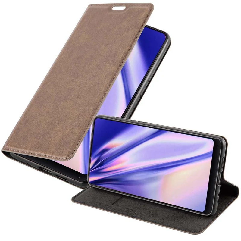 Cadorabo Hülle kompatibel mit Xiaomi Mi MIX 2S Schutzhülle mit Magnetverschluss, Standfunktion und Kartenfach