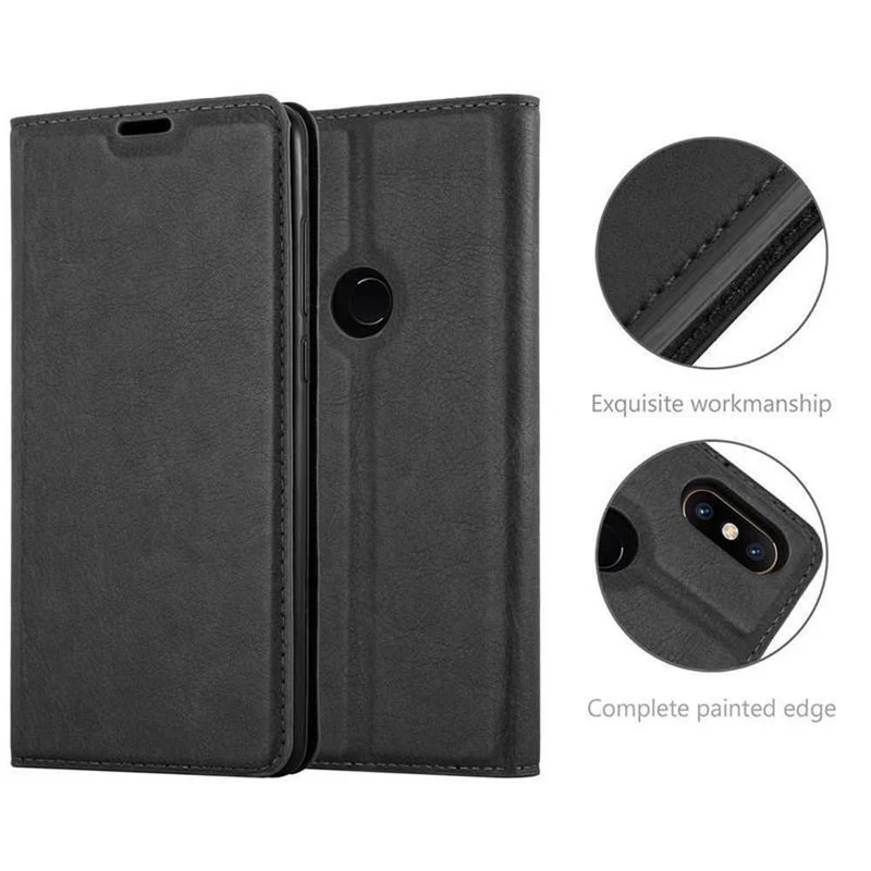 Cadorabo Hülle kompatibel mit Xiaomi Mi MIX 2S Schutzhülle mit Magnetverschluss, Standfunktion und Kartenfach