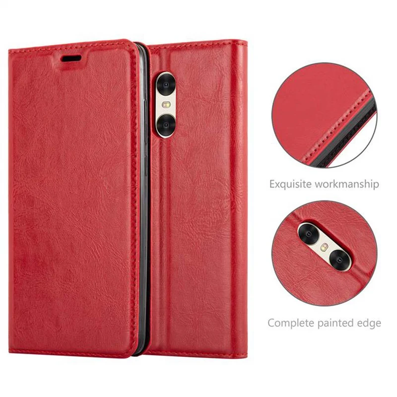 Cadorabo Hülle kompatibel mit Xiaomi RedMi PRO Schutzhülle mit Magnetverschluss, Standfunktion und Kartenfach