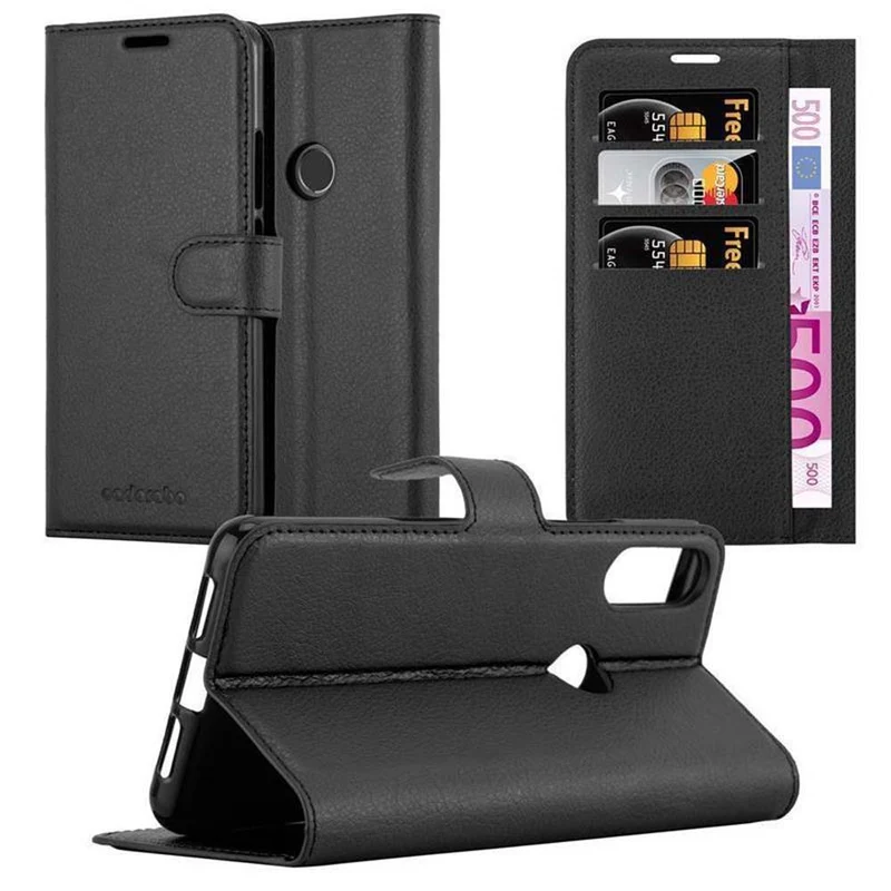 Cadorabo Hülle kompatibel mit WIKO VIEW 2 PRO Schutzhülle mit Magnetverschluss, Standfunktion und Kartenfach