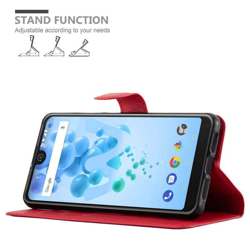 Cadorabo Hülle kompatibel mit WIKO VIEW 2 PRO Schutzhülle mit Magnetverschluss, Standfunktion und Kartenfach