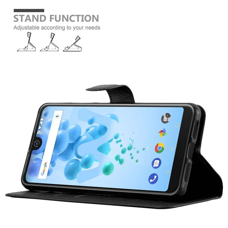 Cadorabo Hülle kompatibel mit WIKO VIEW 2 PRO Schutzhülle mit Magnetverschluss, Standfunktion und Kartenfach