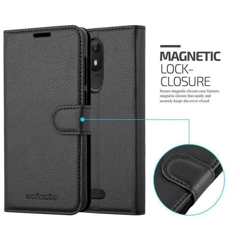 Cadorabo Hülle kompatibel mit WIKO VIEW LITE Schutzhülle mit Magnetverschluss, Standfunktion und Kartenfach