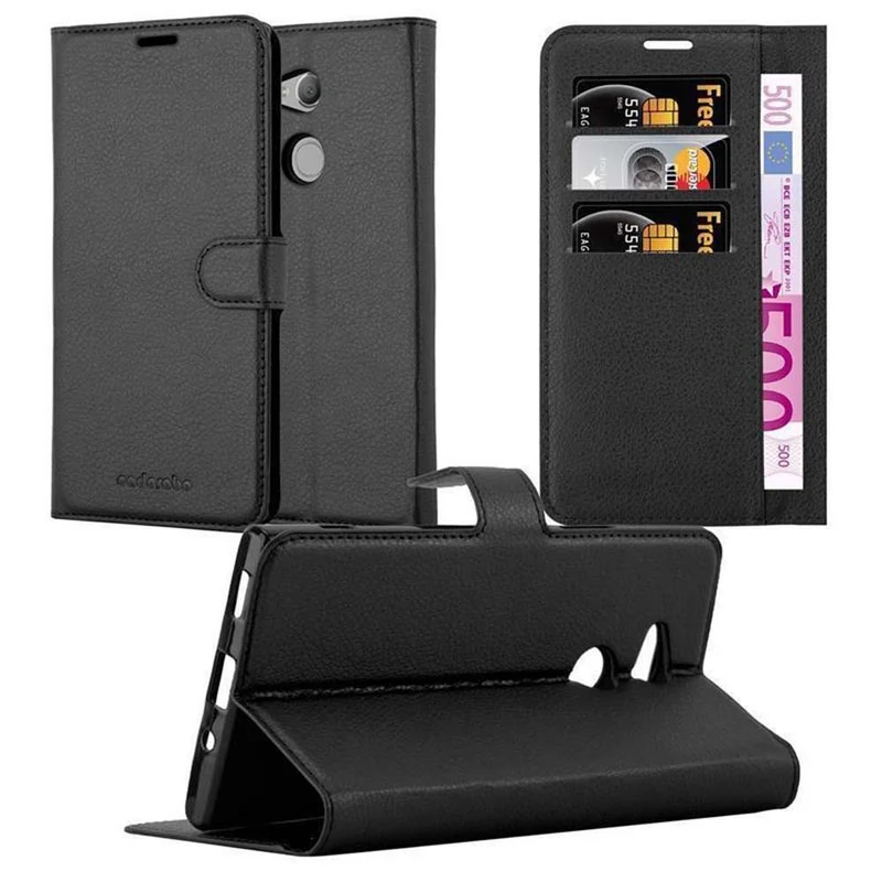 Cadorabo Hülle kompatibel mit Sony Xperia XA2 ULTRA Schutzhülle mit Magnetverschluss, Standfunktion und Kartenfach