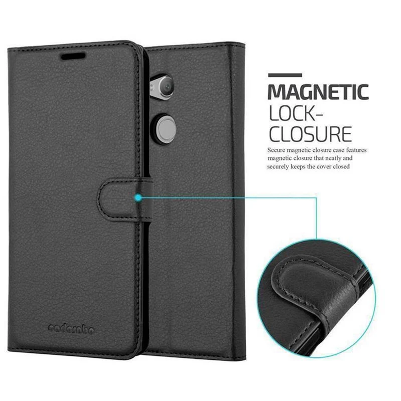 Cadorabo Hülle kompatibel mit Sony Xperia XA2 ULTRA Schutzhülle mit Magnetverschluss, Standfunktion und Kartenfach