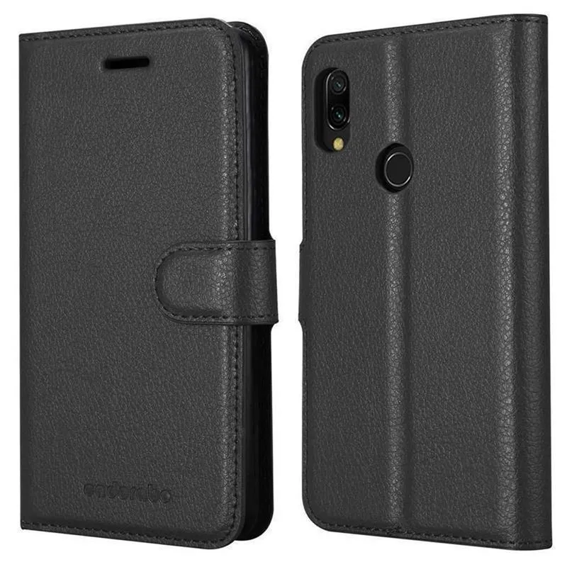 Cadorabo Hülle kompatibel mit Xiaomi RedMi 7 Schutzhülle mit Magnetverschluss, Standfunktion und Kartenfach