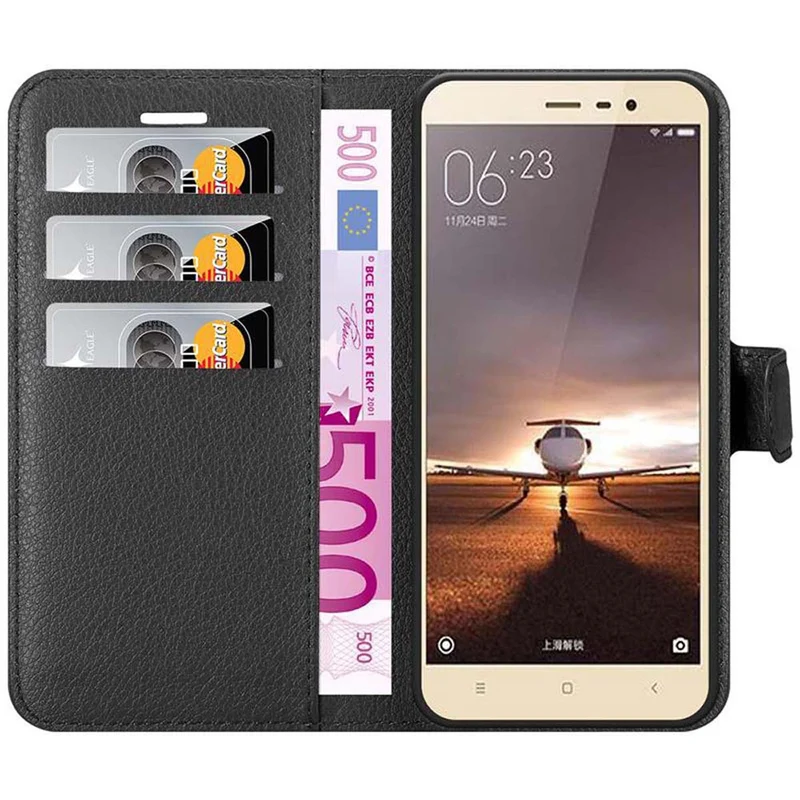 Cadorabo Hülle kompatibel mit Xiaomi RedMi PRO Schutzhülle mit Magnetverschluss, Standfunktion und Kartenfach