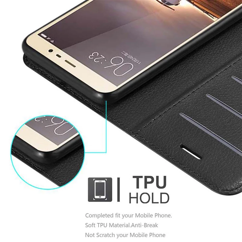 Cadorabo Hülle kompatibel mit Xiaomi RedMi PRO Schutzhülle mit Magnetverschluss, Standfunktion und Kartenfach