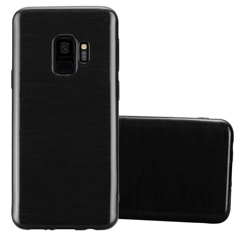 Cadorabo Hülle kompatibel mit Samsung Galaxy S9 Schutzhülle aus flexiblem TPU Silikon im Brushed Design