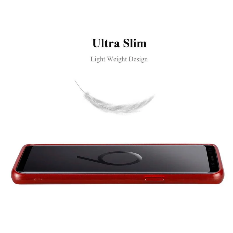 Cadorabo Hülle kompatibel mit Samsung Galaxy S9 Schutzhülle aus flexiblem TPU Silikon im Brushed Design