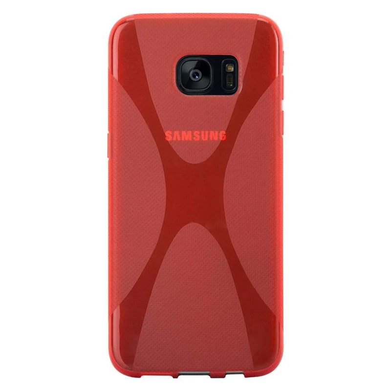 Cadorabo Hülle kompatibel mit Samsung Galaxy S7 EDGE Schutzhülle aus flexiblem TPU Silikon