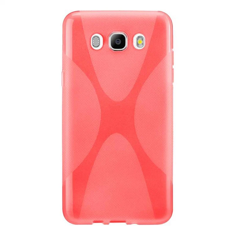 Cadorabo Hülle kompatibel mit Samsung Galaxy J7 2016 Schutzhülle aus flexiblem TPU Silikon