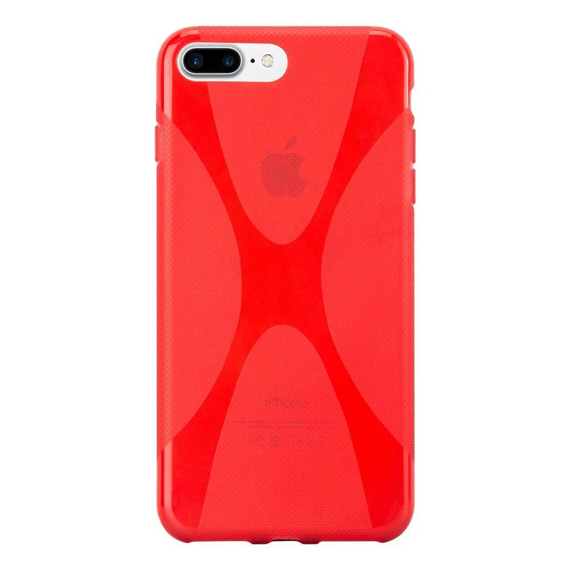 Cadorabo Hülle kompatibel mit Apple iPhone 7 PLUS / 7S PLUS / 8 PLUS Schutzhülle aus flexiblem TPU Silikon