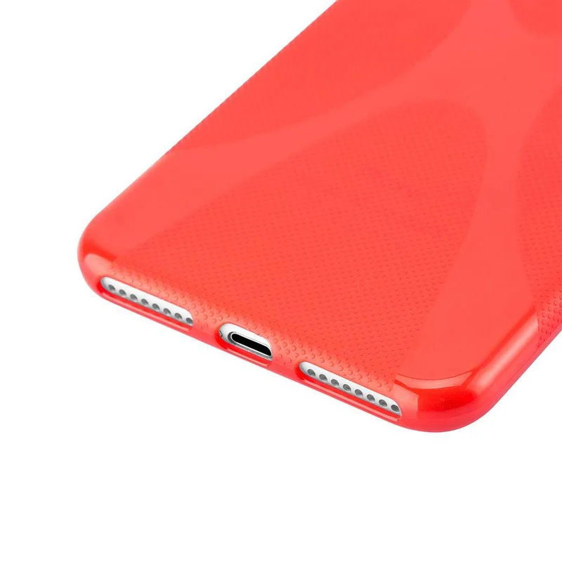 Cadorabo Hülle kompatibel mit Apple iPhone 7 PLUS / 7S PLUS / 8 PLUS Schutzhülle aus flexiblem TPU Silikon